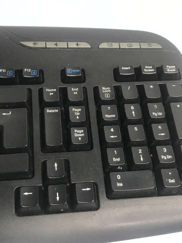 Logitech Wireless Cordless Desktop EX110 Keyboard ONLY