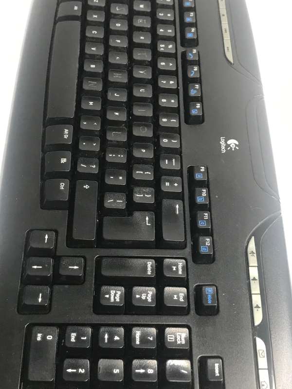 Logitech Wireless Cordless Desktop EX110 Keyboard ONLY