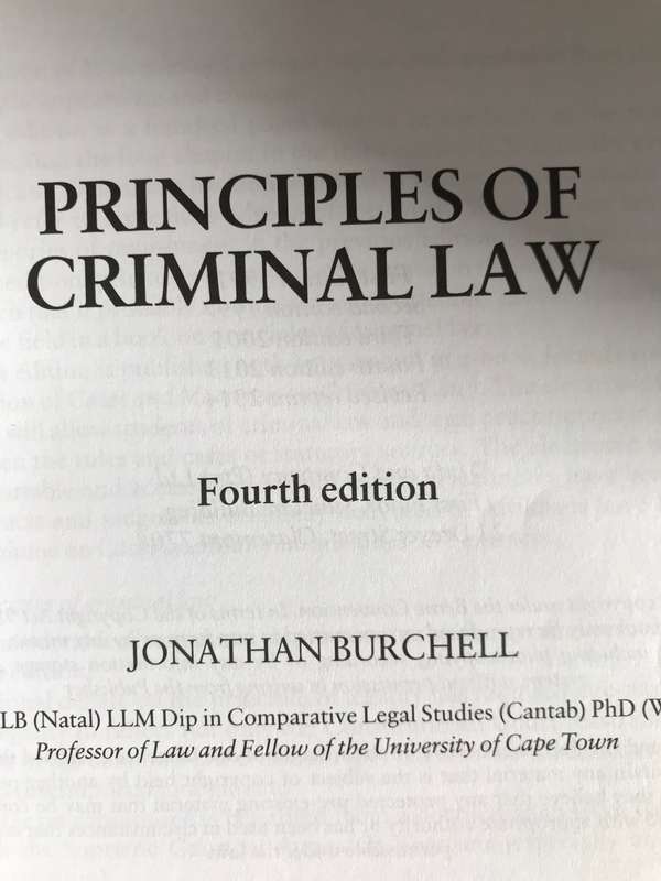 Principles of Criminal Law 4th Edition