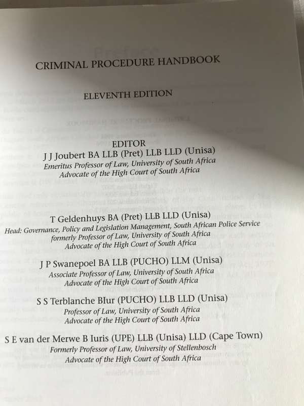 Criminal Procedure Handbook 11 edition
