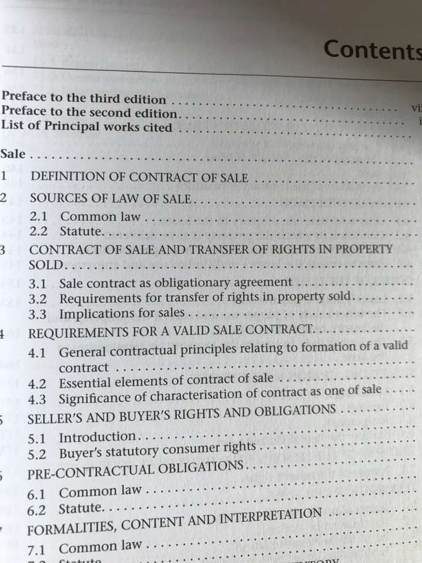 Priciples of the Law of Sale & Lease 3rd edition