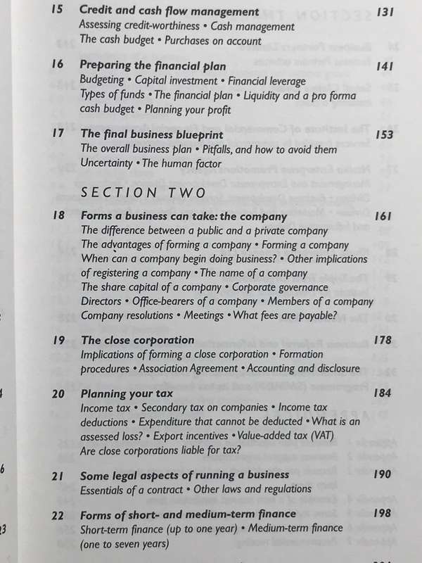 Book Starting Your Own Business in South Africa