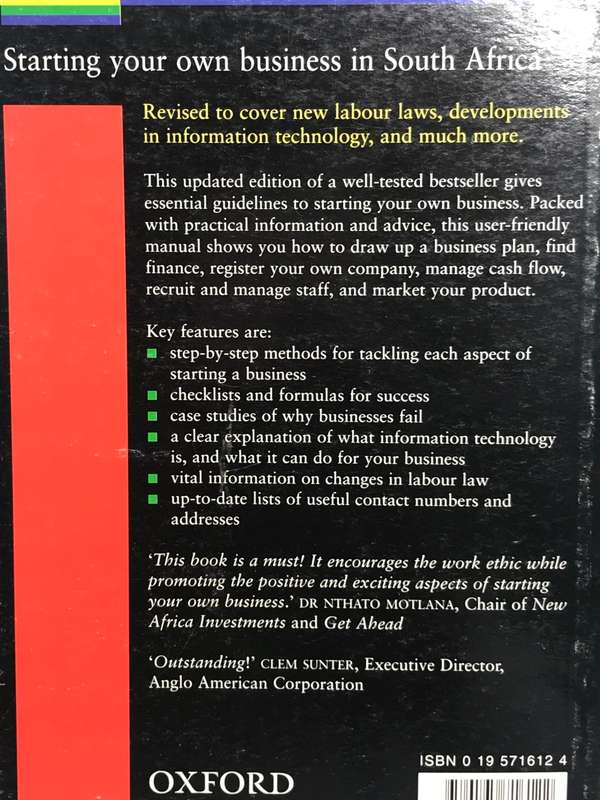 Book Starting Your Own Business in South Africa