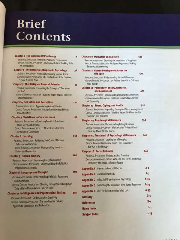 Psychology Themes and Variations 6th edition Wayne Weiten
