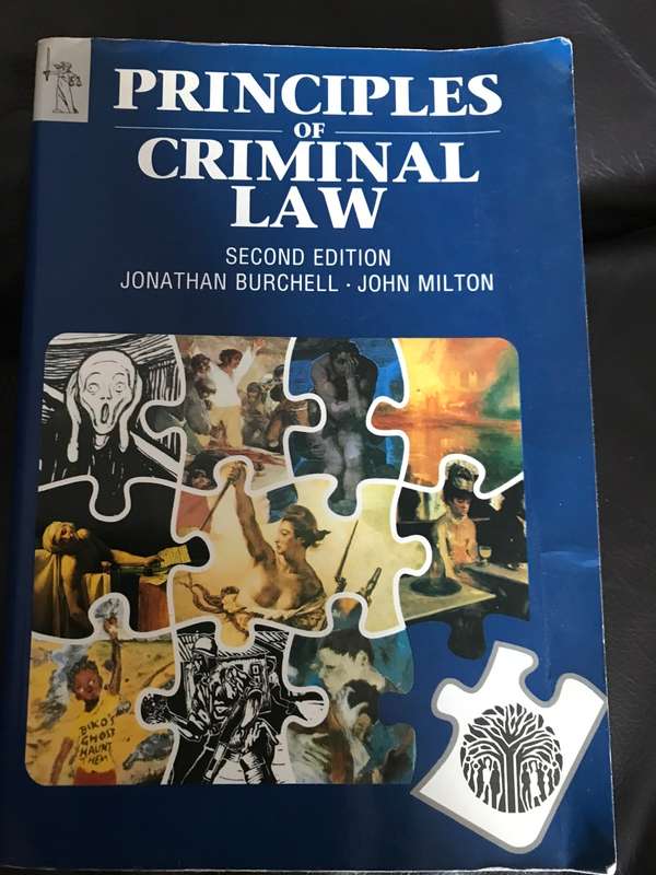 Principles of Criminal Law 2nd edition Burchell.Milton