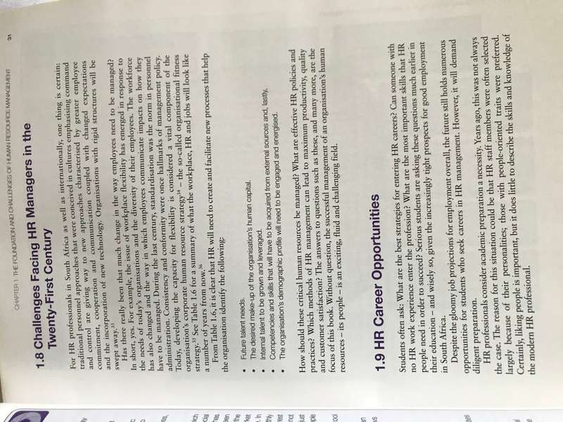 Human Resource management 6th edition Surette Warnich