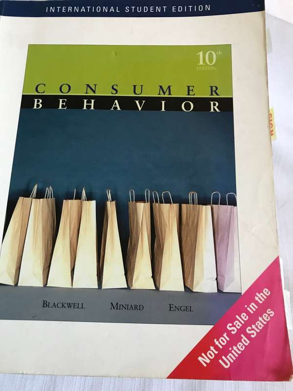 Consumer Behavior 10th edition Blackwell Miniard Engel