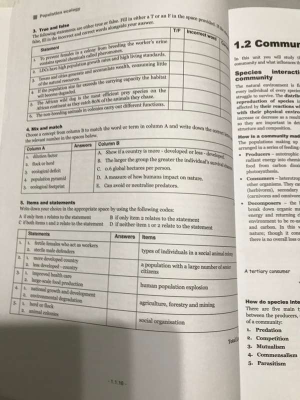 Grade 12 Life Science Textbook and workbook J. Grogan