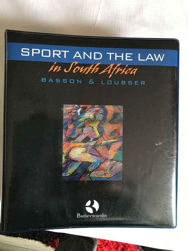 Sport and the Law in South Africa Butterworths