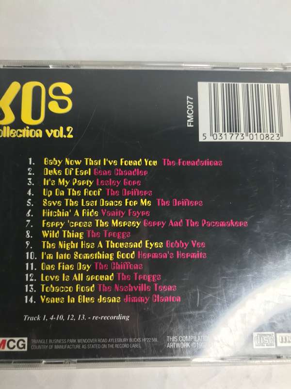 CD 60S Collection Volume 2 The Foundations, The Trigs, The Drifters, Bobby Vee IMPORT 1997 FMCG