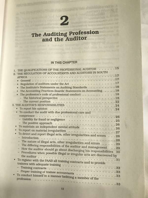 The Principles and Practice of Auditing revised 6 edition George Puttick, Sandy van esch