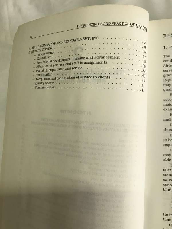 The Principles and Practice of Auditing revised 6 edition George Puttick, Sandy van esch
