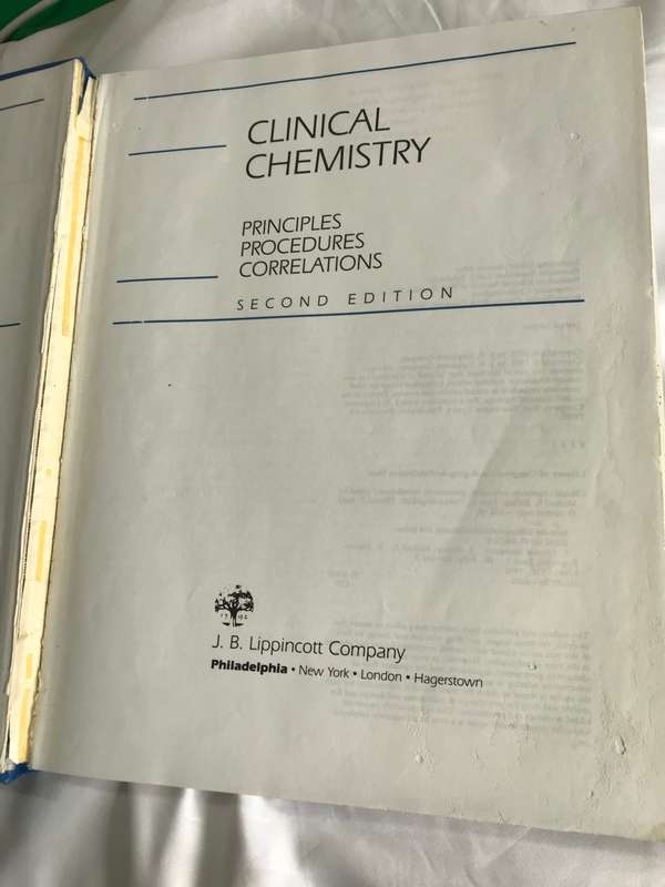 Clinical Chemistry Principles, Procedures, Correlations 2nd edition