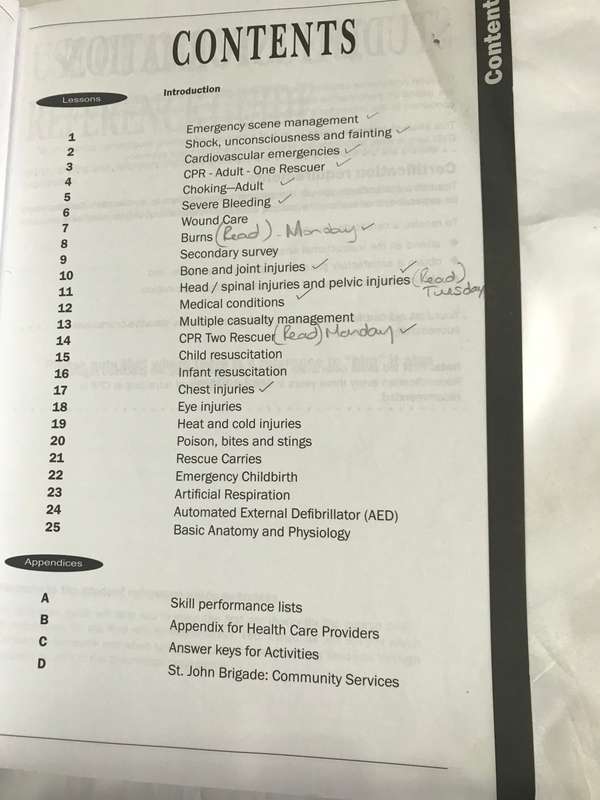 First Aid Training- First on the Scene Learner Reference Guide Standard level ST John