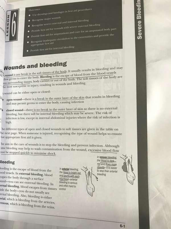 First Aid Training- First on the Scene Learner Reference Guide Standard level ST John