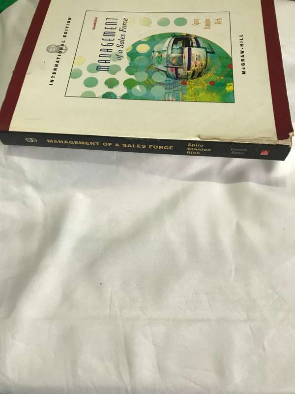 Management of Sales force 11 edition McGRAW.HILL