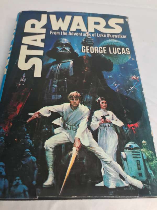 Star Wars Book Original 1978 written by George Lucas with original dust cover Plates inside 8 pages