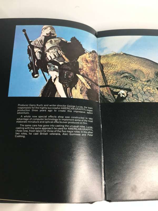 Star Wars Book Original 1978 written by George Lucas with original dust cover Plates inside 8 pages
