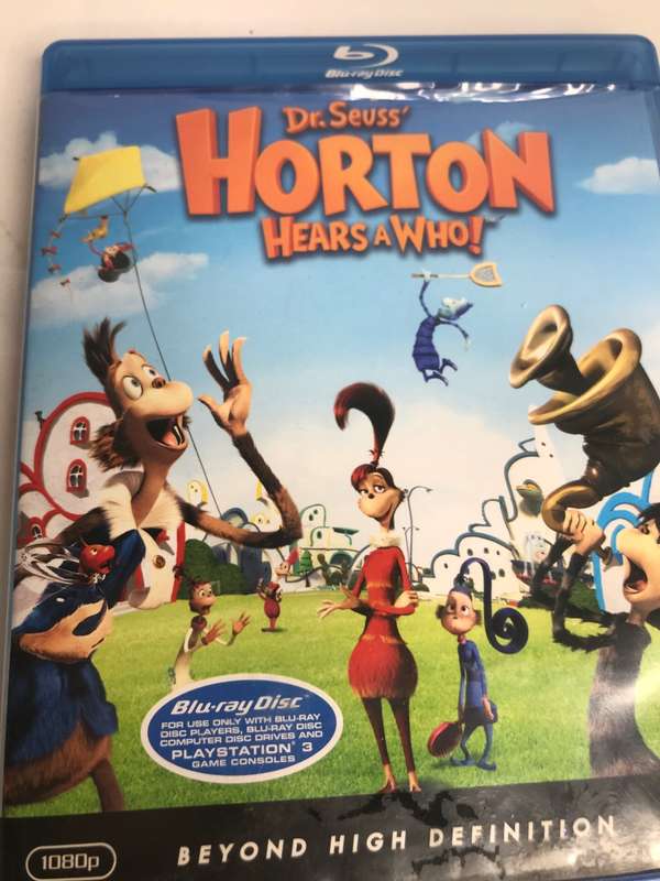 Blu-ray Dr. Seuss Horton Hears a Who! Disk Movie