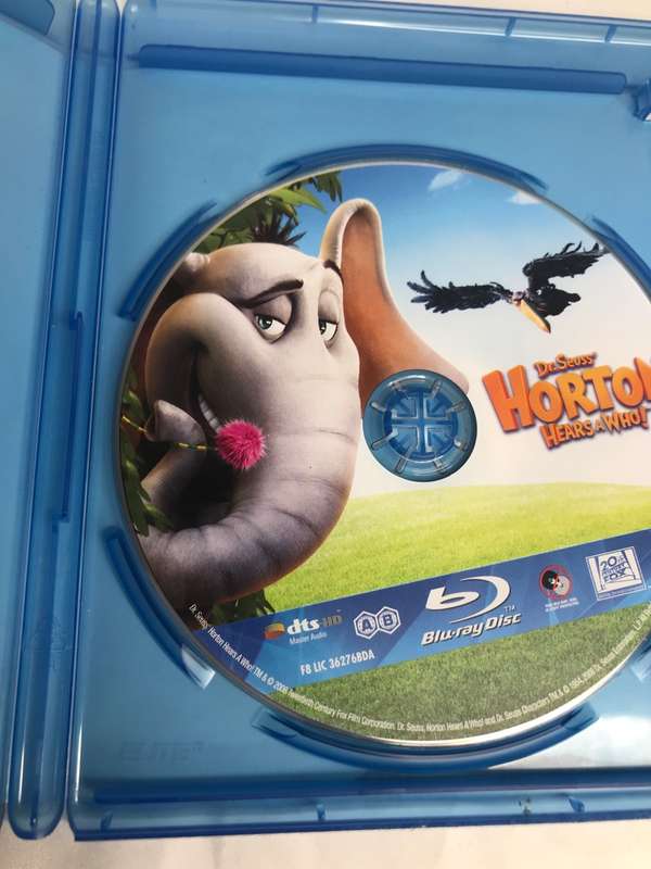 Blu-ray Dr. Seuss Horton Hears a Who! Disk Movie