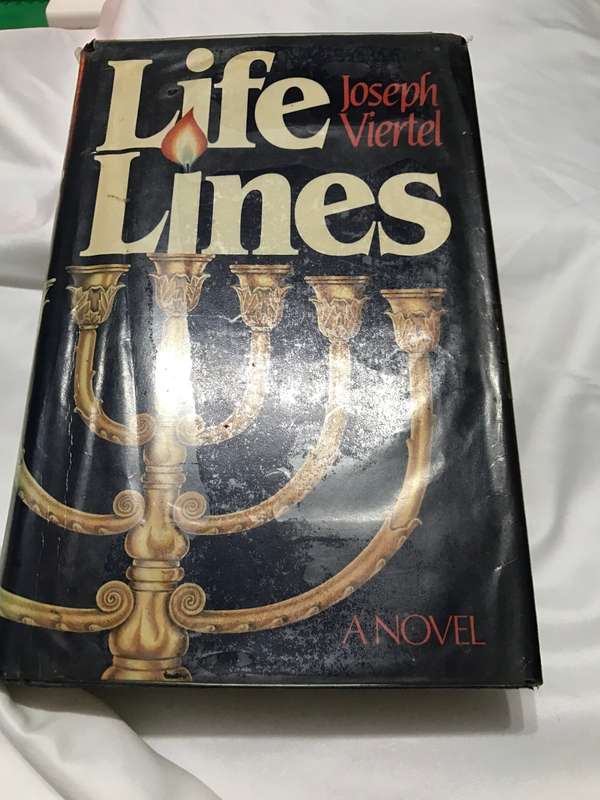 Life Lines A novel by Joseph Viertel 1st edition Hardcover