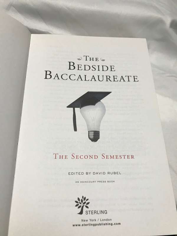 The Bedside Baccalaureate the Second Semester