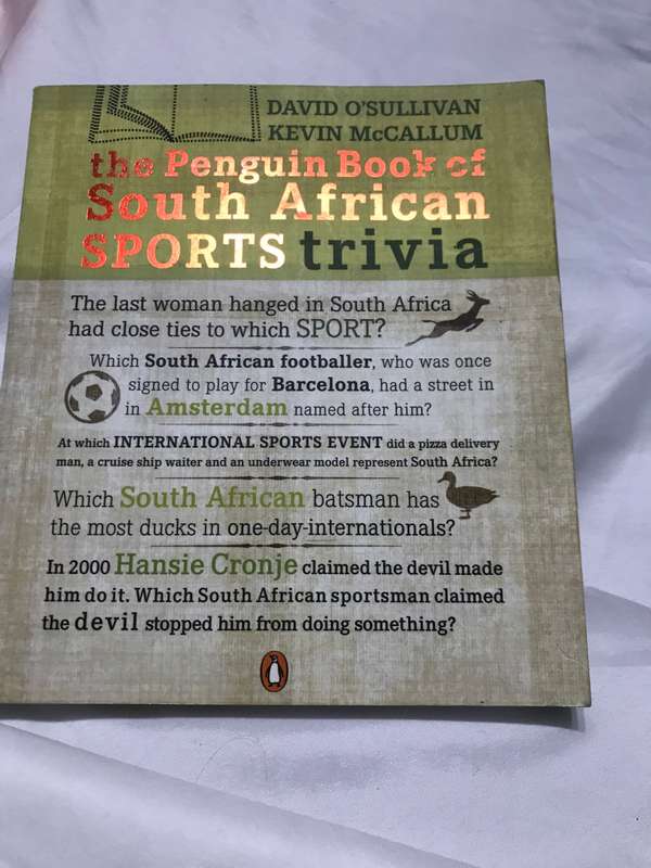 Penguins Book of South African Sports trivia