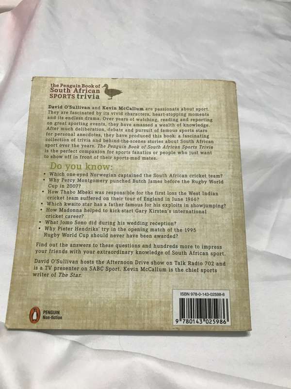 Penguins Book of South African Sports trivia