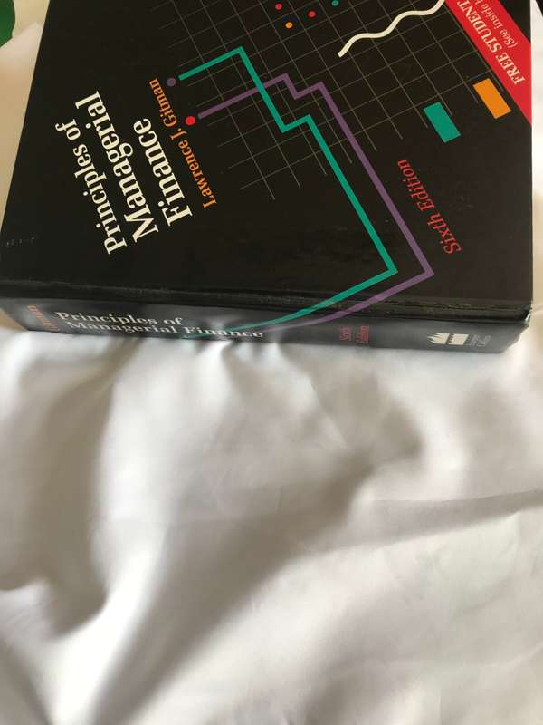 Principles of Managerial Finance Lawrence J Gitman 6th edition Hardcover