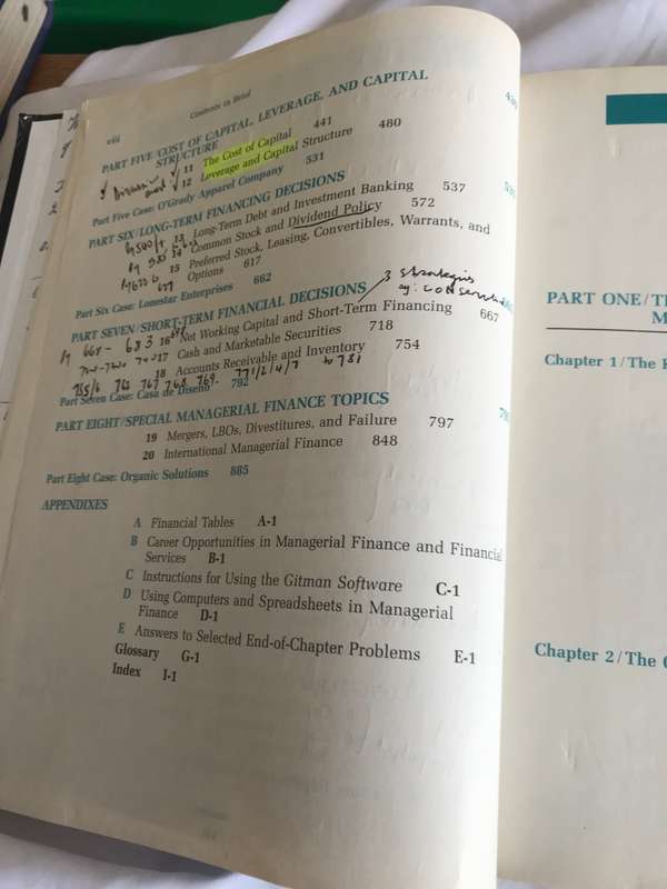 Principles of Managerial Finance Lawrence J Gitman 6th edition Hardcover