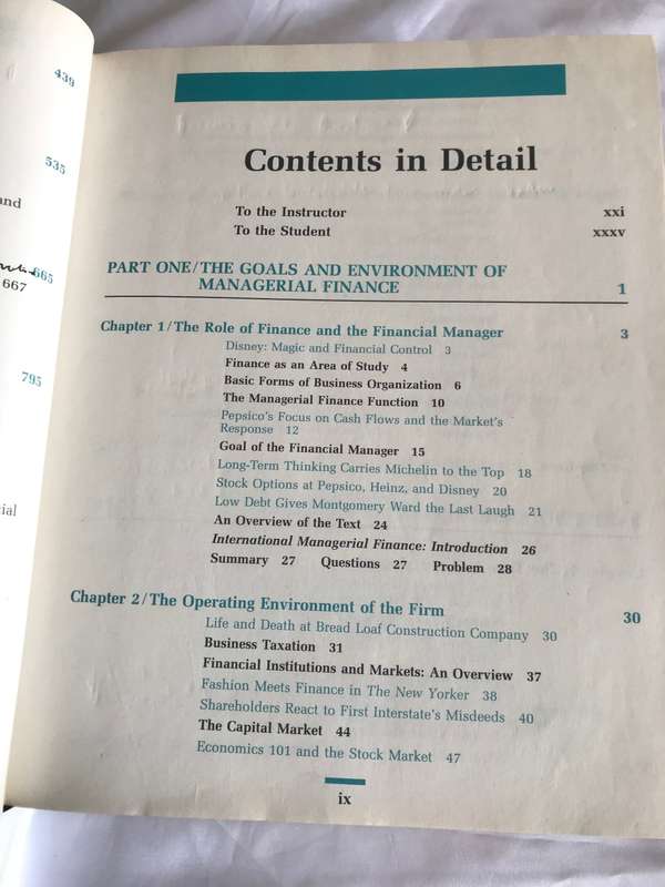 Principles of Managerial Finance Lawrence J Gitman 6th edition Hardcover