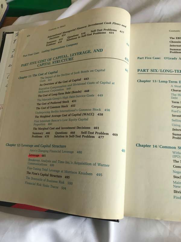 Principles of Managerial Finance Lawrence J Gitman 6th edition Hardcover