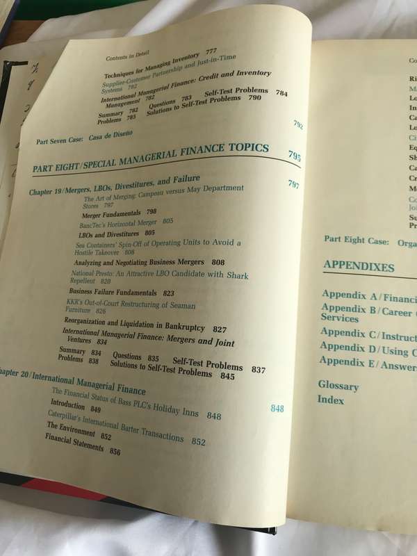 Principles of Managerial Finance Lawrence J Gitman 6th edition Hardcover