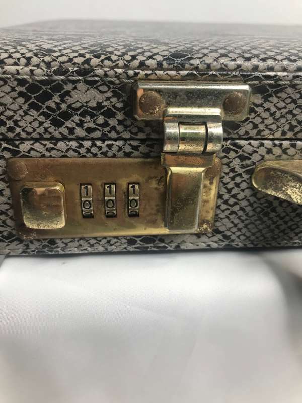 Python Leather Snake Briefcase