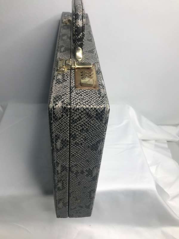 Python Leather Snake Briefcase