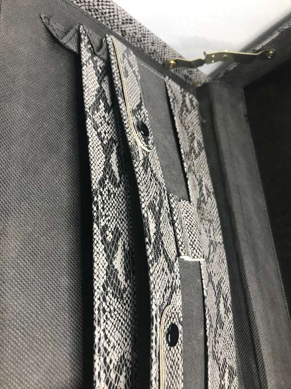 Python Leather Snake Briefcase