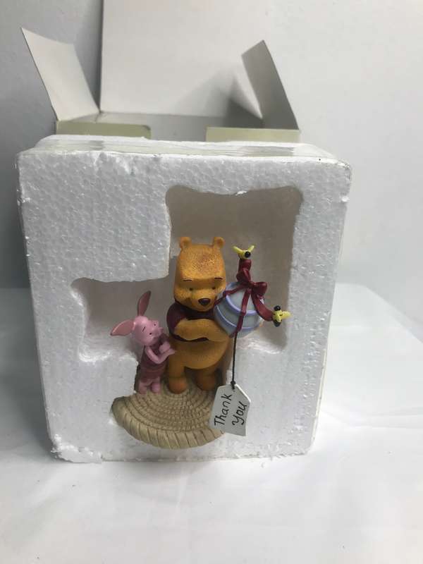 Winnie the Pooh figurine original box Disney Store Exclusive