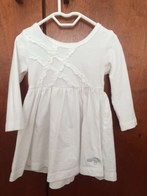 Naartjie Kids 3-6 months white dress with matching bolero