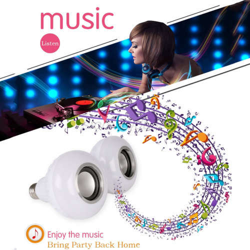 LED Smart Bulb RGB Light Wireless Music Bluetooth LED Lamp For Android IOS