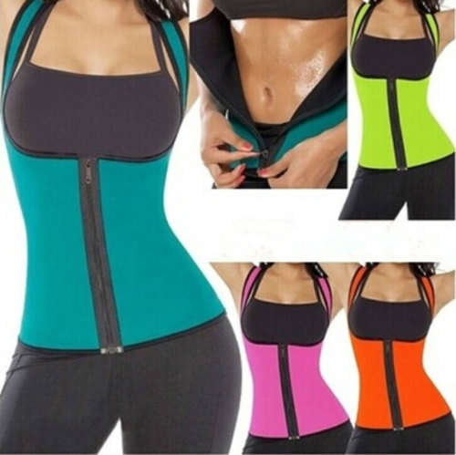 Sport Latex Waist Trainer Cincher Underbust Corset Body Shaper Shapewear