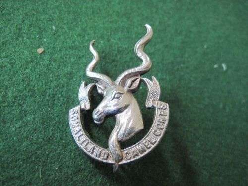 SOMALILAND - WWII - SOMALILAND CAMEL CORPS CAP BADGE