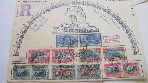 SOUTH AFRICA - VOORTREKKER CENTENARY & COMMEMORATION FDC 14 DEC 1938