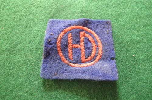 BRITAIN -  FORMATION BADGES OF WWII AND LATER - 51ST HIGHLAND DIVISION PATCH