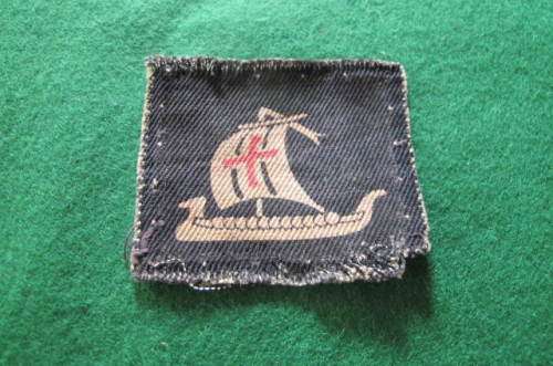 BRITAIN -  FORMATION BADGES OF WWII AND LATER - 5TH CORPS PATCH