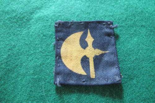 BRITAIN -  FORMATION BADGES OF WWII AND LATER - 78TH INFANTRY DIVISION PATCH