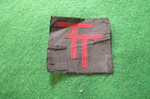 BRITAIN -  FORMATION BADGES OF WWII AND LATER - 50TH NORTHUMBRIAN DIVISION PATCH