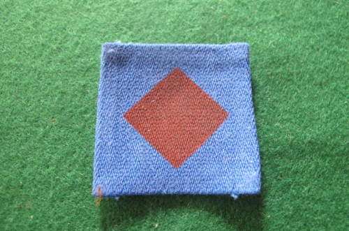 BRITAIN -  FORMATION BADGES OF WWII AND LATER - 61ST DIVISION PATCH