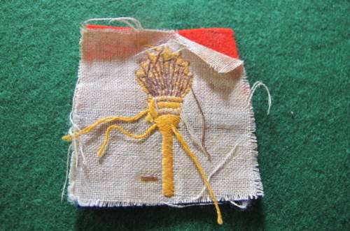 BRITAIN -  FORMATION BADGES OF WWII AND LATER - ROYAL ARTILLERY PATCH