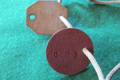 RHODESIA   -. RHODESIAN PAIR DOG TAGS R.S. DENT