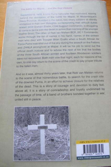 RHODESIA -THE SEARCH FOR PUMA 164 - NEIL JACKSON AND RICK VAN MAISEN - HARDBACK EXCELLENT CONDITION